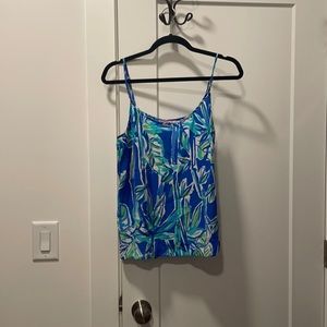 Size L Lilly Pulitzer adjustable tank top